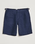 Orlebar Brown Norwich Linen Shorts Navy