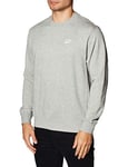 Nike Homme Nsclub Crft Sweatshirt, Dk Grey Heather/White, 3XL EU