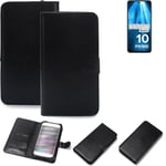 phone Case Wallet Case for Xiaomi Redmi 10 Prime Mobile phone protection black