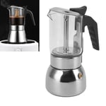 6 Cups Moka Pot Double Valve Portable Coffee Pot Hand Brewed Coffee Pot 6 Cup CM