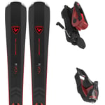 ROSSIGNOL Nova 14 + Nx 12 Konect Gw B80 Noir / Rouge 156 2025 - *prix inclut le code SNOW10