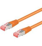 Goobay CAT 6a SFTP  PiMF 1m Patchkabel Orange