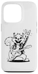 Coque pour iPhone 13 Pro Squirrel jouant de la guitare rock and roll hommes femmes rock band