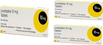 3 Months Supply Loratadine Hayfever & Allergy Relief 10Mg Tablets (30X3)