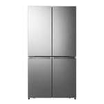 Hisense RQ758N4SASE 91.4cm 60/40 PureFlat Smart Frost Free Fridge Freezer - Stainless Steel