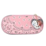 Depesche 12767 Miss Melody Boîte Rose, avec Motif de Bandana et Pendentif, Trousse à Crayons avec Rabat de séparation Pratique, 0012767, Multicolor