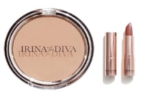 Irina The Diva - Lipstick  005 NATURAL + Filter Matte Bronzing Powder Natural Beauty 001