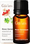 Gya Labs Rose Geranium Essential Oil for Skin - Geranium Oil for Diffuser - Ros