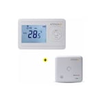 Thermostat Programmable sans Fil + Récepteur hf Atenza