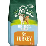 James Wellbeloved Adult Light Turkey 4 kg Bag, Hypoallergenic Dry Cat Food