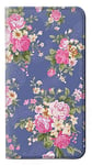 Vintage Flower Pattern PU Leather Flip Case Cover For Google Pixel 3a XL