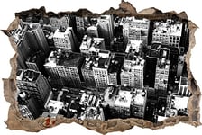 pixxp Rint 3D WD 2129 _ 92 x 62 New York City percée Mural 3D Sticker Mural, Vinyle, Multicolore, 92 x 62 x 0,02 cm