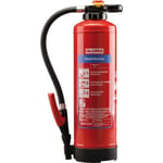 Gloria - Extincteur à eau 9 kg rechargeable classe d'incendie a 43 a avec support mural