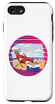 iPhone SE (2020) / 7 / 8 Santa at the beach jolly Santa lounging on the sand Xmas Case