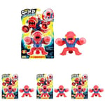 Heroes of Goo Jit Zu Deep Goo Sea Squidor Hero Pack. Super Squishy, Goo Filled Toy. With Suction Attack Feature. Stretch Him 3 Times His Size! (Pack of 4)