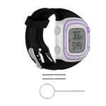 Garmin Forerunner 10 Pehmeä Sportti Kello Vaihdettava Hihna, Pituus: 21.5cm - Musta