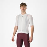 Castelli Espresso Kort Sykkeltrøye Ivory/Drak Grey, Str. L