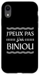 Coque pour iPhone XR Bretagne Je peux pas j'ai Biniou Idée cadeau Humour Breton