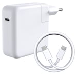 Chargeur 87W + Cable USB-C USB-C pour MacBook PRO 15 PRO 13 MacBook AIR 15 AIR 13 Phonillico®