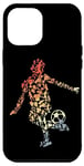 Coque pour iPhone 12 Pro Max Croquis d'un joueur de football Amoureux du football