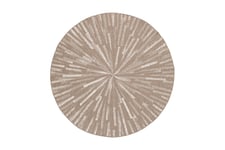 Havanna Shadow Utendørsmatte 240 cm Rund - Linbeige Utendørstepper Beige