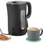 Cordless Electric Kettle 1.7L 2200W Jug Auto Shut-Off Portable Progress Black