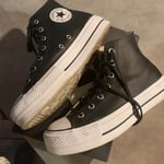 Baskets montantes Converse  Converse en cuir montantes plateforme t 40