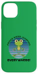 Coque pour iPhone 14 Plus Les grenouilles de pesach de Pâque pour enfants sautaient partout mignonnes