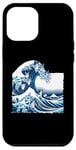 Coque pour iPhone 12 Pro Max Blue Cats Wave For Kamala Drôle Chat Propriétaires Kamala Harris