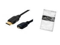 Shiverpeaks 1M Hdmi A - Microhdmi D, 1 M, Hdmi Type A (Standard), Hdmi Type D (Mikro), 8,16 Gbit/S, Sort