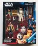 STAR WARS NEW THE FORCE AWAKENS TAKODANA ENCOUNTER FINN REY BB8 MAZ MISB FIGURE