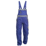 Charlie Barato® Profi Line Work Trousers Cornflower Blue/Grey - Dungarees for Craftsmen Size 50