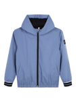 HUGO BOSS Kids' Hooded Windbreaker Jacket, Medium Grey