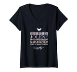 Womens Dolly Parton Greatest Hits V-Neck T-Shirt