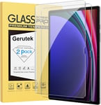 [Lot De 2 Verre Trempé Pour Samsung Galaxy Tab S10 Plus/S9 Plus/S9 Fe Plus/S8 Plus/S7 Plus/S7 Fe (12,4 Pouces), 9h Dureté, Anti Rayures, Sans Bulles, Protection Écran Pour Samsung Tab S10+/S9+