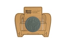 MastaPlasta Self-Adhesive Premium Leather Repair Patch - Grey Eagle 8cm x 8cm (3in x 3in). First-Aid for Sofas, Car Seats, Handbags, Jackets