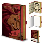 Harry Potter - Intricate House Gryffindor - Premium A5 Notebook - Back to School