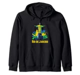 Rio de Janeiro Souvenir / Rio de Janeiro Zip Hoodie