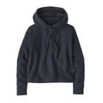 Patagonia Recycled Wool-Blend Hooded Pullover Sweater - Sweatshirt en laine mérinos femme Smolder Blue S