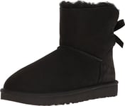 UGG Fille Mini Bailey Bow Ii Boots, Noir, 37 EU