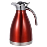 (1.5L-Type A Plastic Handle Red)Coffee Pot Multi Usage Thermal Coffee Carafe