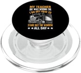 Mon Professeur Avait Tort Trucker Funny Truck Driver Men PopSockets PopGrip pour MagSafe