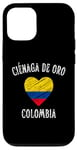 Coque pour iPhone 12/12 Pro Colombia Flag Heart Cienaga De Oro City