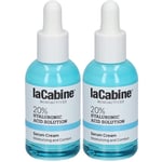 LaCabine® 20% Solution D'Acide Hyaluronique Sérum Crème Solution(S) 2x30 ml