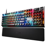 SteelSeries Apex Pro Gen 3 Gaming Keyboard - OmniPoint 3.0 HyperMagnetic Switches - Adjustable Actuation - Rapid Trigger - Game-Ready Presets - Rapid Tap/SOCD - OLED - RGB - USB-C - US QWERTY Layout