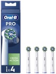 Oral-B Pro Cross Action Electric Toothbrush Heads - 4 Pack