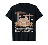 Christmas Gingerbread House Construction Crew Fun T-Shirt