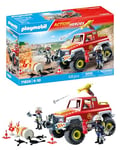 Playmobil | Action Heroes | Fire Truck | Fire Engine | Toy Car | Toys for Children aged 4+ | 71824