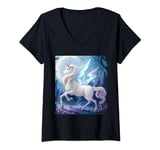 The Last Unicorn V-Neck T-Shirt