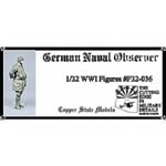 Copper State Models - German Naval Observermaquette Figurine German Naval Observer Copper State Models F32-036 1/32ème Maquette Char Promo Figurine Miniature